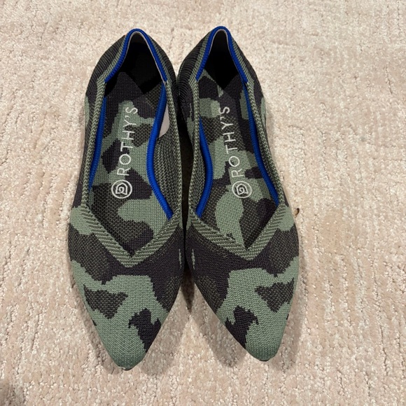 Rothy's The Point Camouflage Slip On Flats 7.5 - Picture 7 of 7